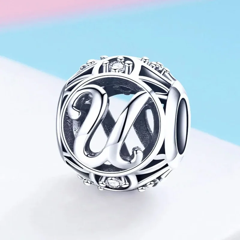 (zdjęcie do) Charms Typu Pandora Litera-U - SCC738-U - Wyświetl 2
