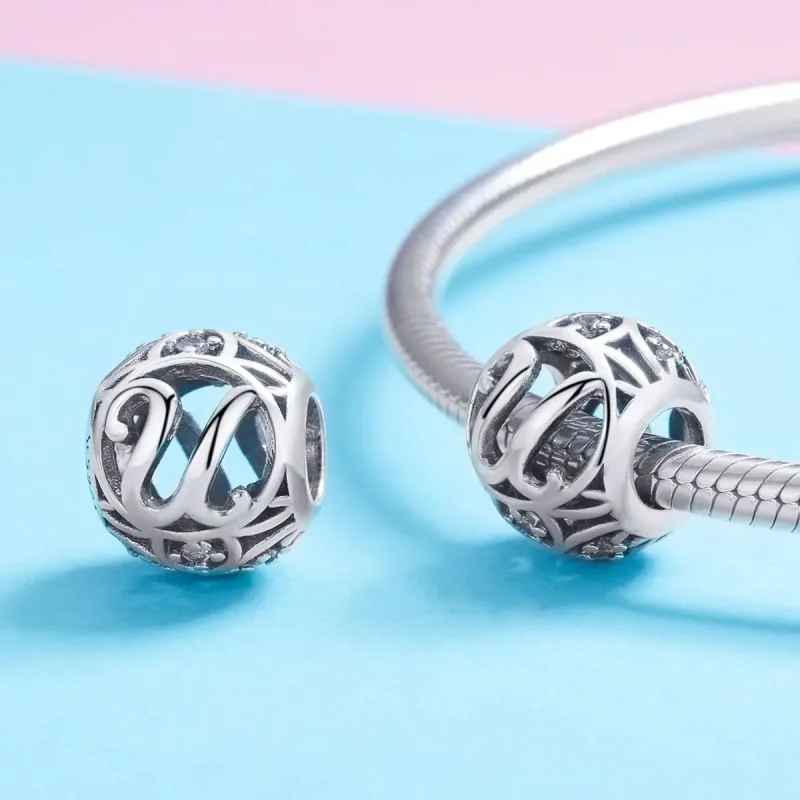 (zdjęcie do) Charms Typu Pandora Litera-U - SCC738-U - Wyświetl 3