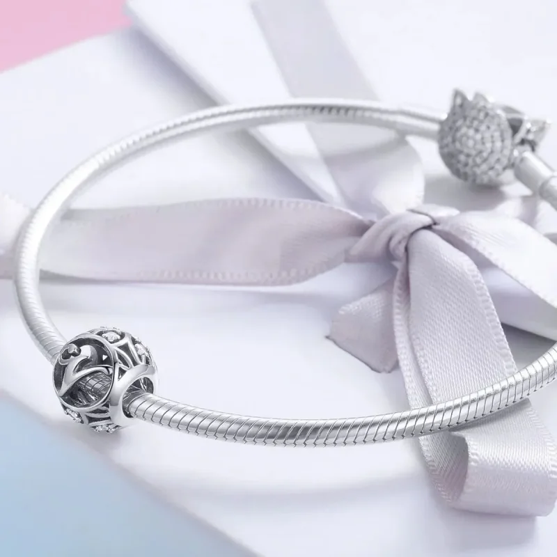(zdjęcie do) Charms Typu Pandora Litera-V - SCC738-V - Wyświetl 4