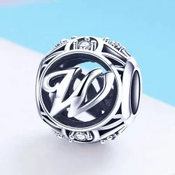 Charms Typu Pandora Litera w - SCC738-W