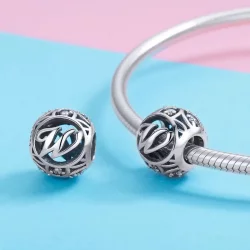Charms Typu Pandora Litera w - SCC738-W