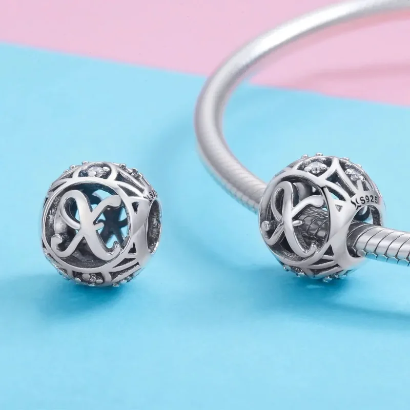 (zdjęcie do) Charms Typu Pandora Litera-X - SCC738-X - Wyświetl 3