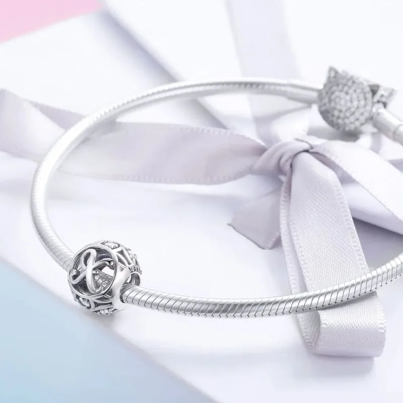 (zdjęcie do) Charms Typu Pandora Litera-X - SCC738-X - Wyświetl 4