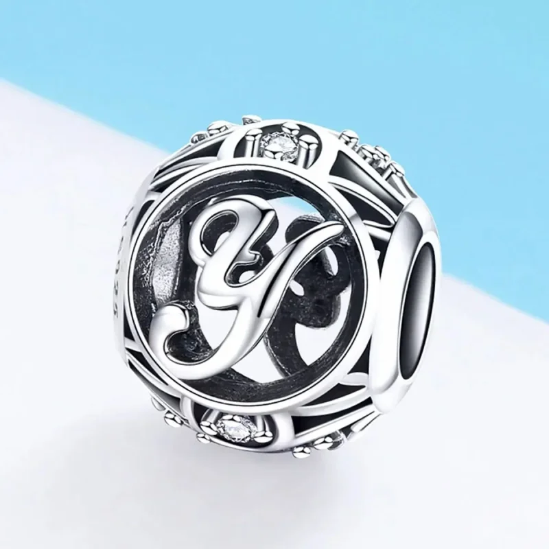 (zdjęcie do) Charms Typu Pandora Litera-Y - SCC738-Y - Wyświetl 2