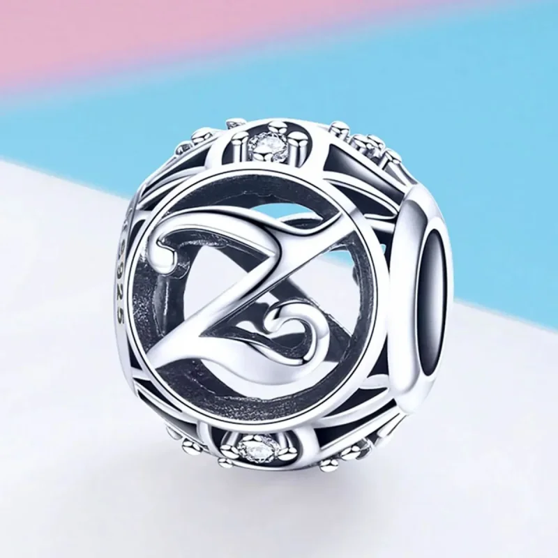 (zdjęcie do) Charms Typu Pandora Litera-Z - SCC738-Z - Wyświetl 2