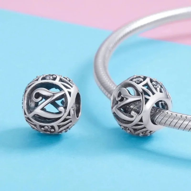 (zdjęcie do) Charms Typu Pandora Litera-Z - SCC738-Z - Wyświetl 3