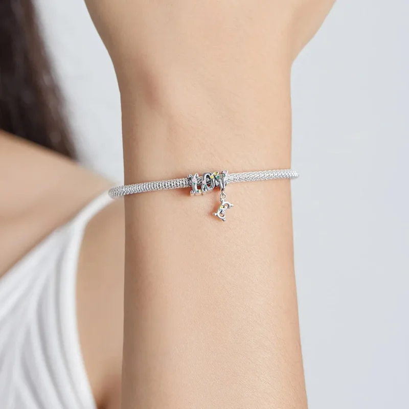 (zdjęcie do) Charms Typu Pandora Litery trójwymiarowe - BSC518 - Wyświetl 5
