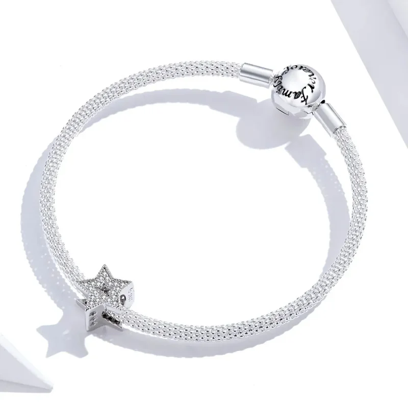 (zdjęcie do) Charms Typu Pandora Lśniące Gwiaździste Niebo - BSC210 - Wyświetl 2