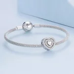 Charms Typu Pandora Lśniące Serce - BSC662