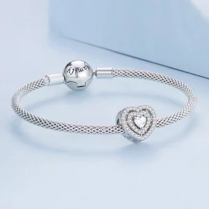 Charms Typu Pandora Lśniące Serce - BSC662