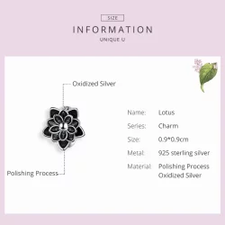 Charms Typu Pandora Lotos - SCC1196
