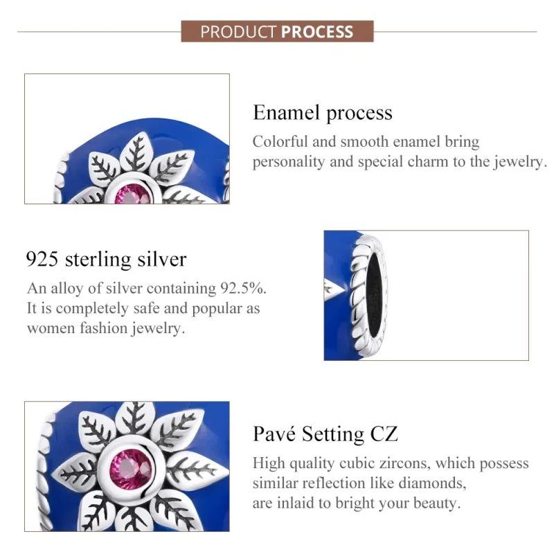 (zdjęcie do) Charms Typu Pandora Lotos - SCC1822 - Wyświetl 7