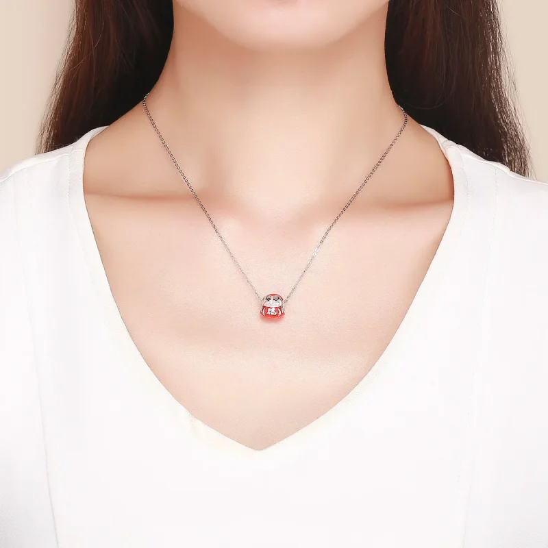 (zdjęcie do) Charms Typu Pandora Mała Daruma - SCC1087 - Wyświetl 3