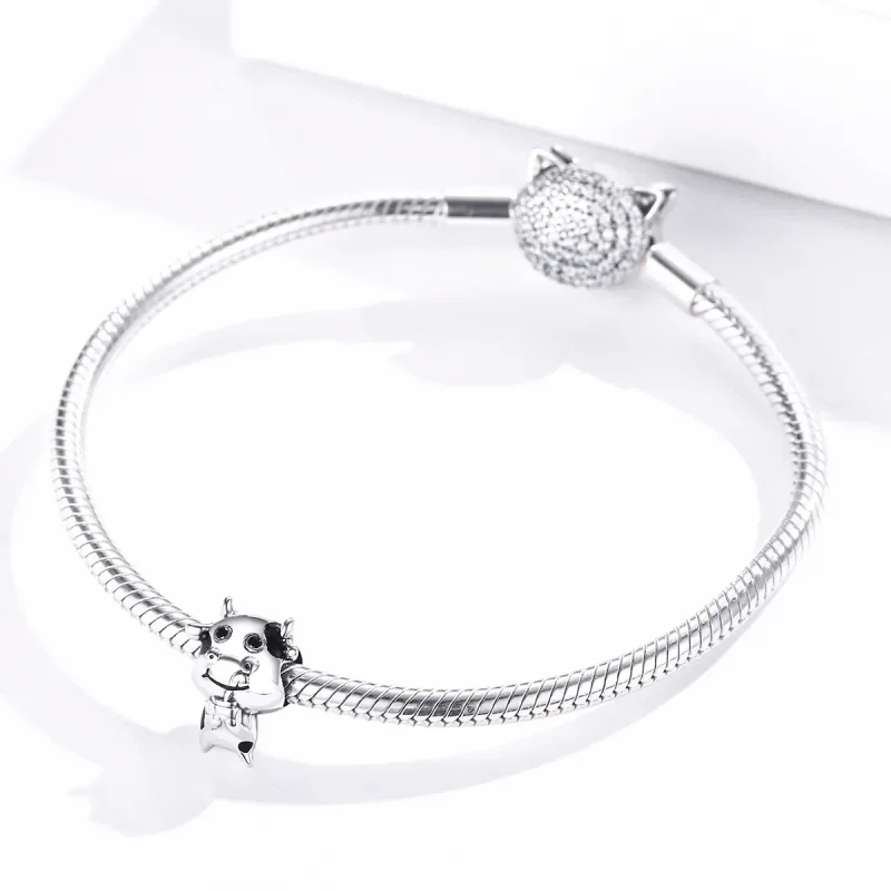 (zdjęcie do) Charms Typu Pandora Mała krowa - SCC1574 - Wyświetl 3