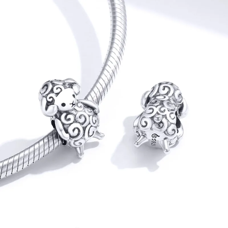 (zdjęcie do) Charms Typu Pandora Mała owieczka - BSC187 - Wyświetl 4
