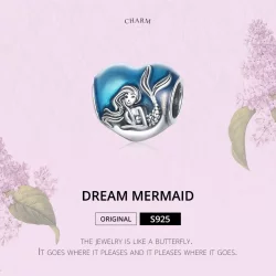 Charms Typu Pandora Mała Syrenka Sen - SCC1801
