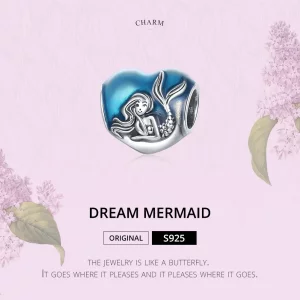 Charms Typu Pandora Mała Syrenka Sen - SCC1801
