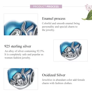Charms Typu Pandora Mała Syrenka Sen - SCC1801
