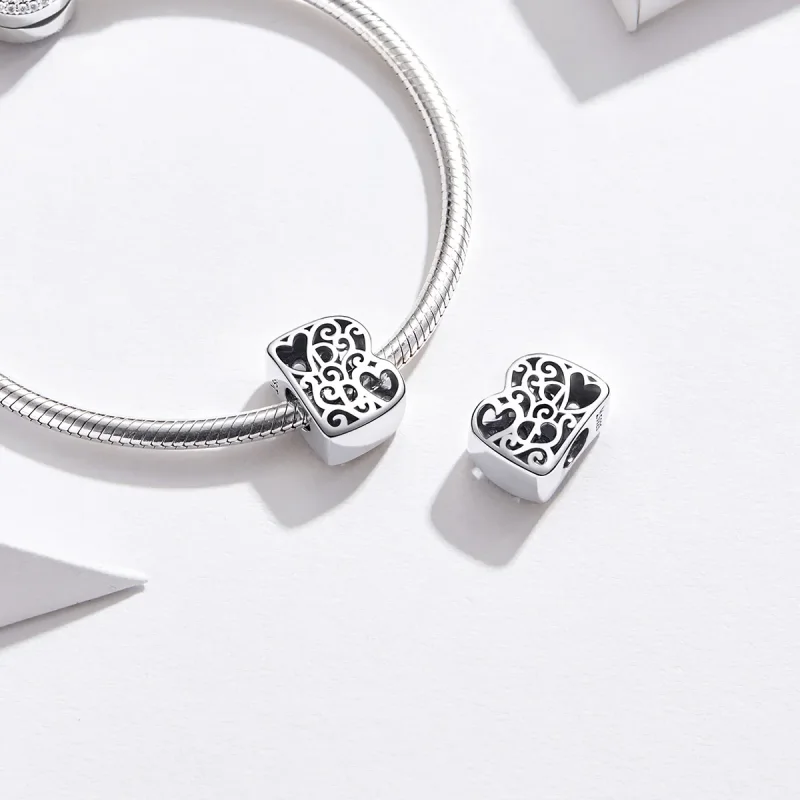 (zdjęcie do) Charms Typu Pandora Magiczna litera B - SCC1229-B - Wyświetl 2