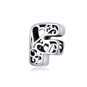 Charms Typu Pandora Magiczna litera F - SCC1229-F