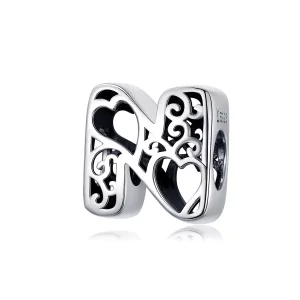 Charms Typu Pandora Magiczna litera N - SCC1229-N