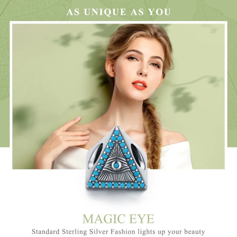 (zdjęcie do) Charms Typu Pandora Magiczne Oko - SCC1093 - Wyświetl 2