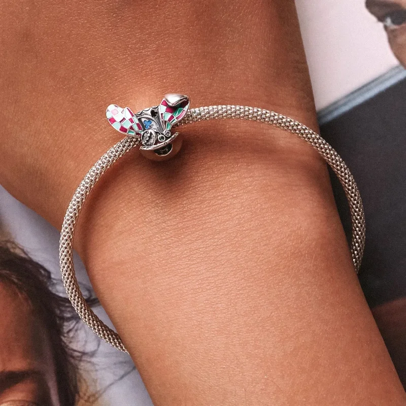 (zdjęcie do) Charms Typu Pandora Magiczny Kapelusz Uszy Królika - SCC2243 - Wyświetl 6