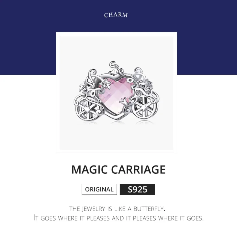 (zdjęcie do) Charms Typu Pandora Magiczny Przewóz - BSC412 - Wyświetl 6