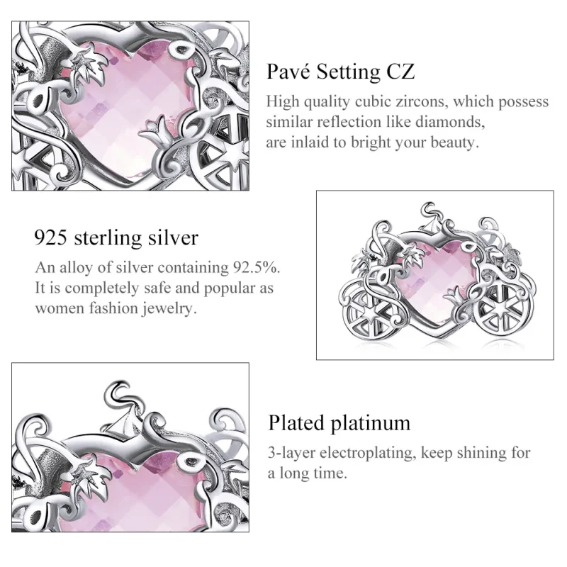 (zdjęcie do) Charms Typu Pandora Magiczny Przewóz - BSC412 - Wyświetl 7