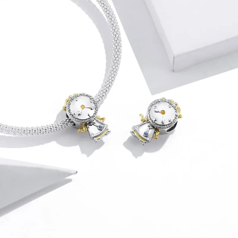 (zdjęcie do) Charms Typu Pandora Magiczny zegar - BSC320 - Wyświetl 4