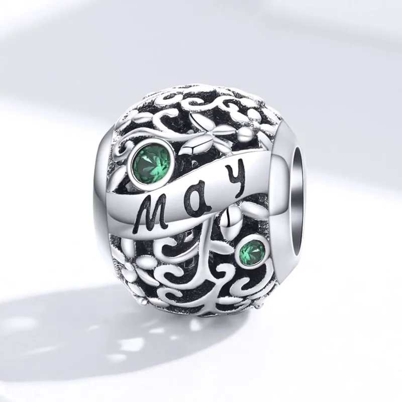 (zdjęcie do) Charms Typu Pandora Majowy kamień narodzin - SCC1385-5 - Wyświetl 4