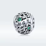 Charms Typu Pandora Majowy kamień narodzin - SCC1385-5