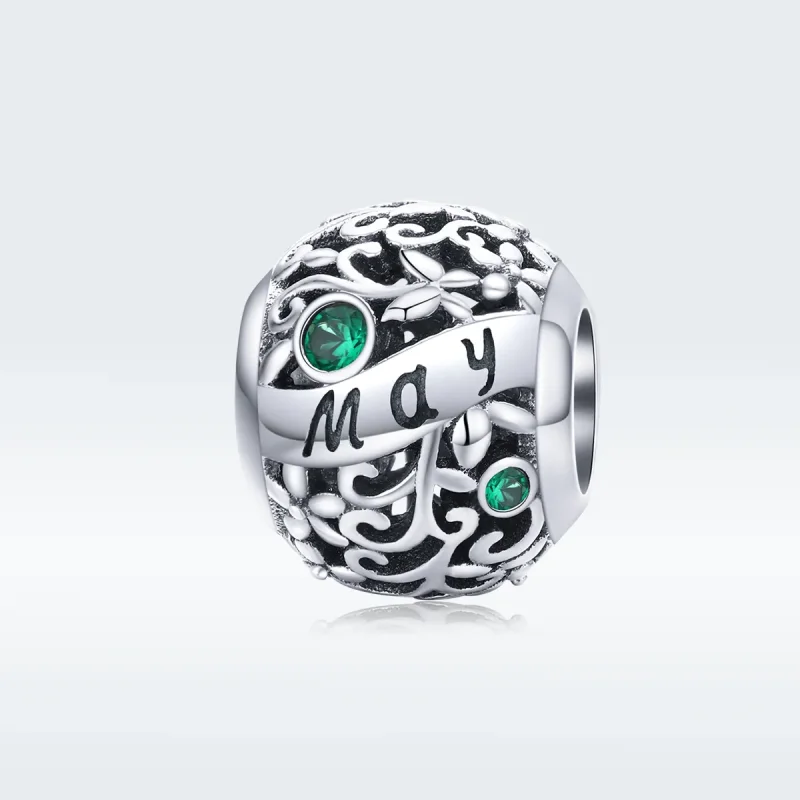 (zdjęcie do) Charms Typu Pandora Majowy kamień narodzin - SCC1385-5 - Wyświetl 5