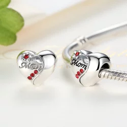 Charms Typu Pandora Mamo Serce - SCC004