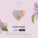 Charms Typu Pandora Mamo Serce - SCC1173