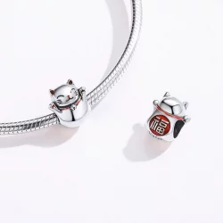 Charms Typu Pandora Maneki Neko - SCC1178
