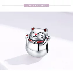 Charms Typu Pandora Maneki Neko - SCC1178
