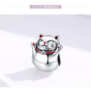 Charms Typu Pandora Maneki Neko - SCC1178