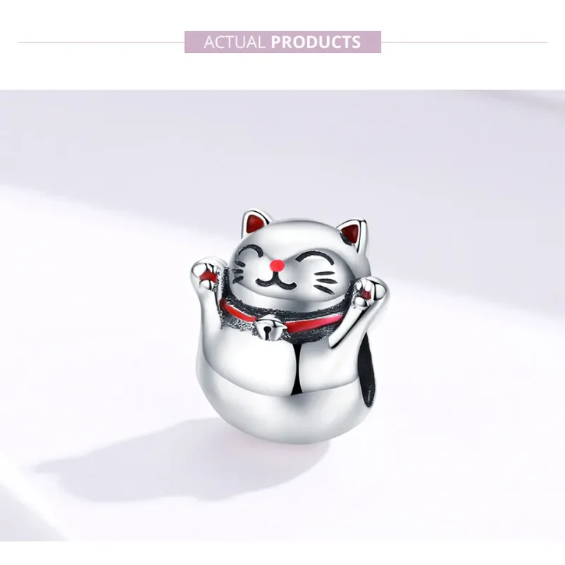 (zdjęcie do) Charms Typu Pandora Maneki Neko - SCC1178 - Wyświetl 5