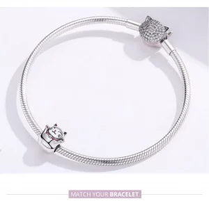 Charms Typu Pandora Maneki Neko - SCC1178