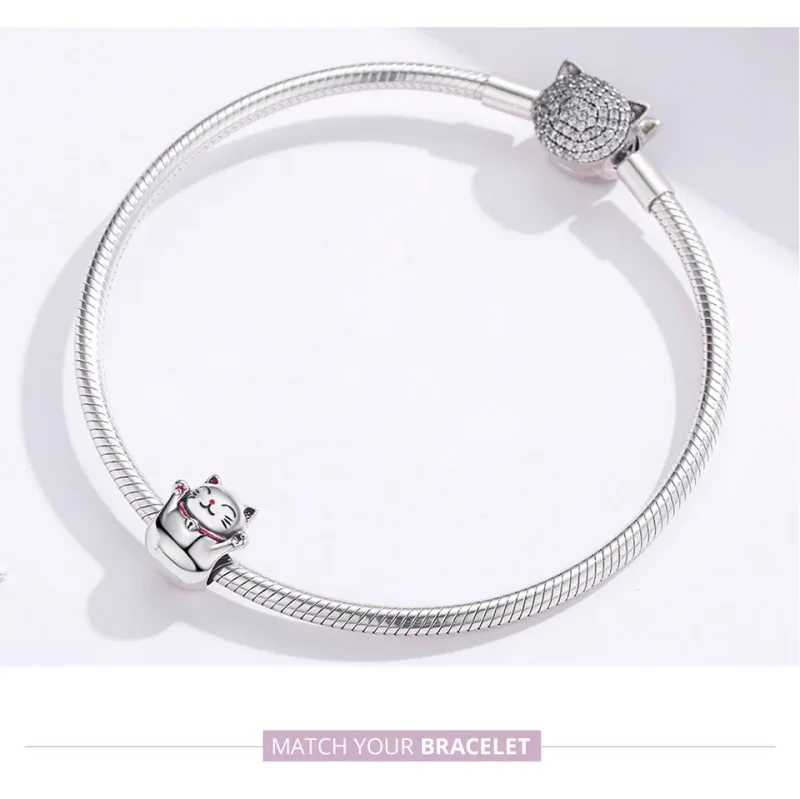 (zdjęcie do) Charms Typu Pandora Maneki Neko - SCC1178 - Wyświetl 6