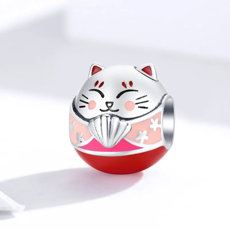 (zdjęcie do) Charms Typu Pandora Maneki Neko - SCC1341 - Wyświetl 2