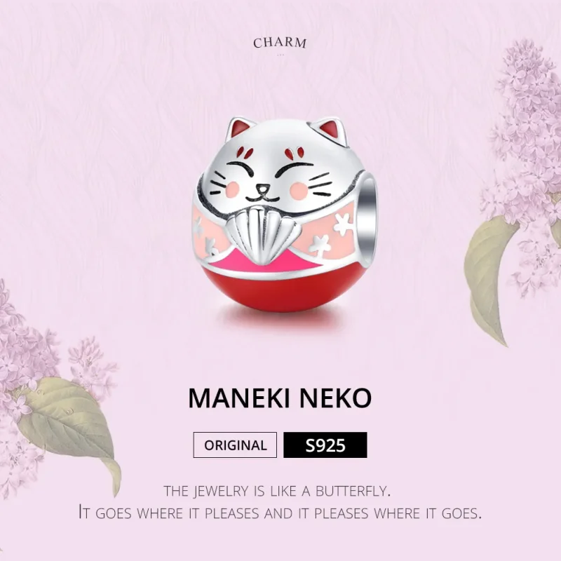 (zdjęcie do) Charms Typu Pandora Maneki Neko - SCC1341 - Wyświetl 6