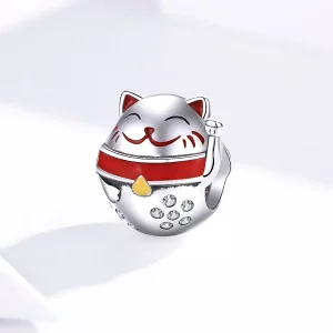 Charms Typu Pandora Maneki Neko - SCC1374