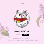 Charms Typu Pandora Maneki Neko - SCC1374