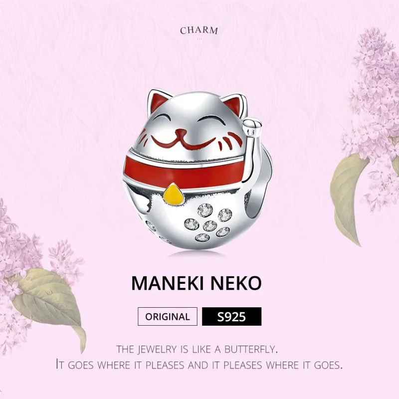 (zdjęcie do) Charms Typu Pandora Maneki Neko - SCC1374 - Wyświetl 5