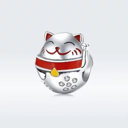 Charms Typu Pandora Maneki Neko - SCC1374