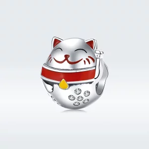 Charms Typu Pandora Maneki Neko - SCC1374