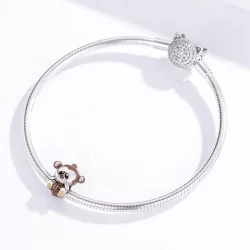 Charms Typu Pandora Małpa - BSC125