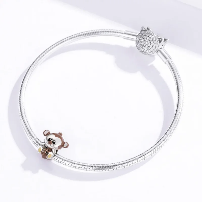 (zdjęcie do) Charms Typu Pandora Małpa - BSC125 - Wyświetl 3